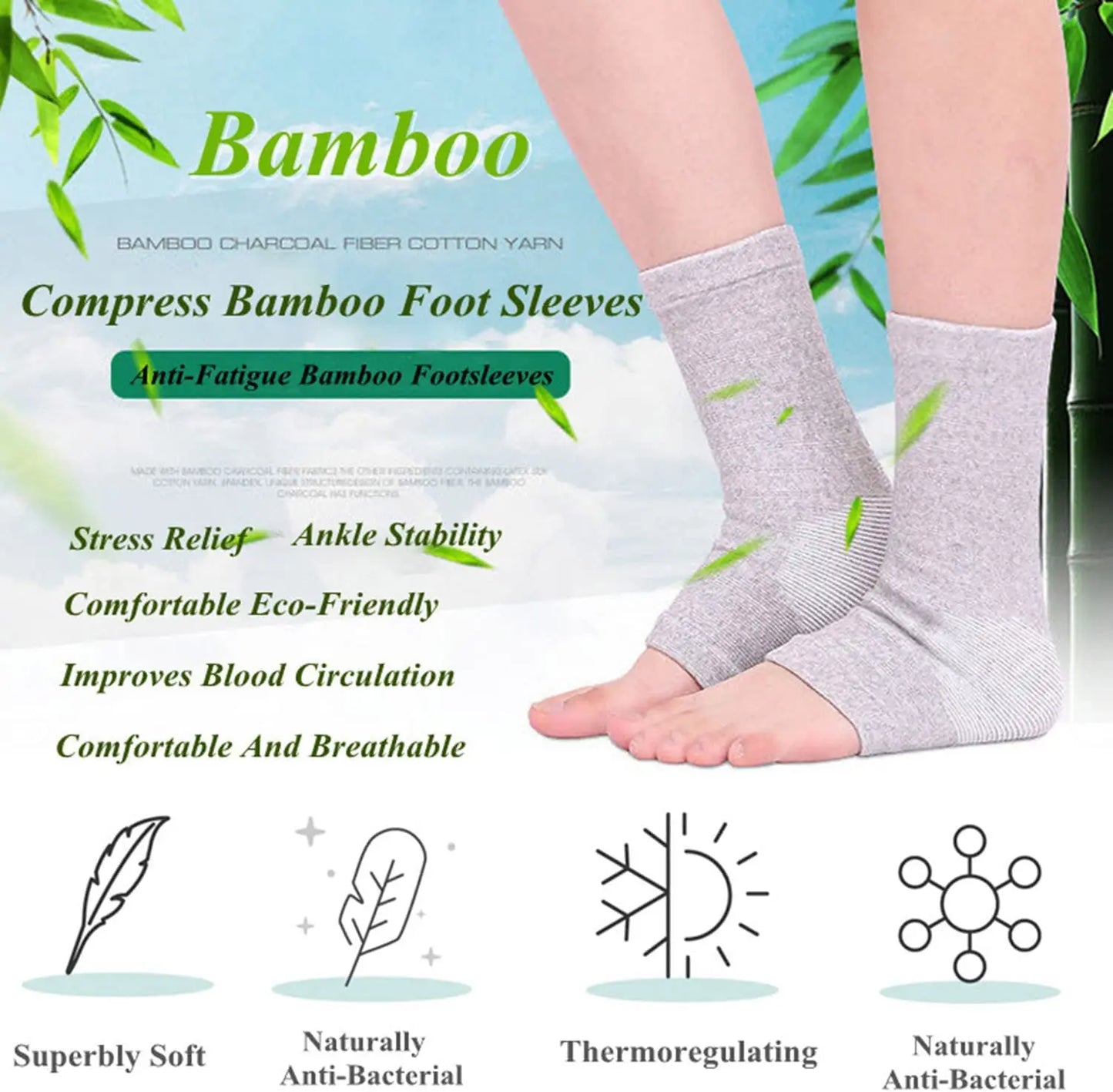 Bamboo foot compress